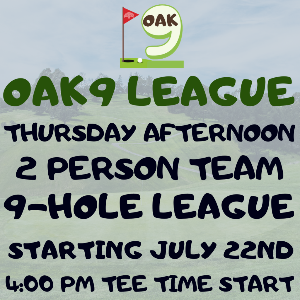 Oak9 League flyer