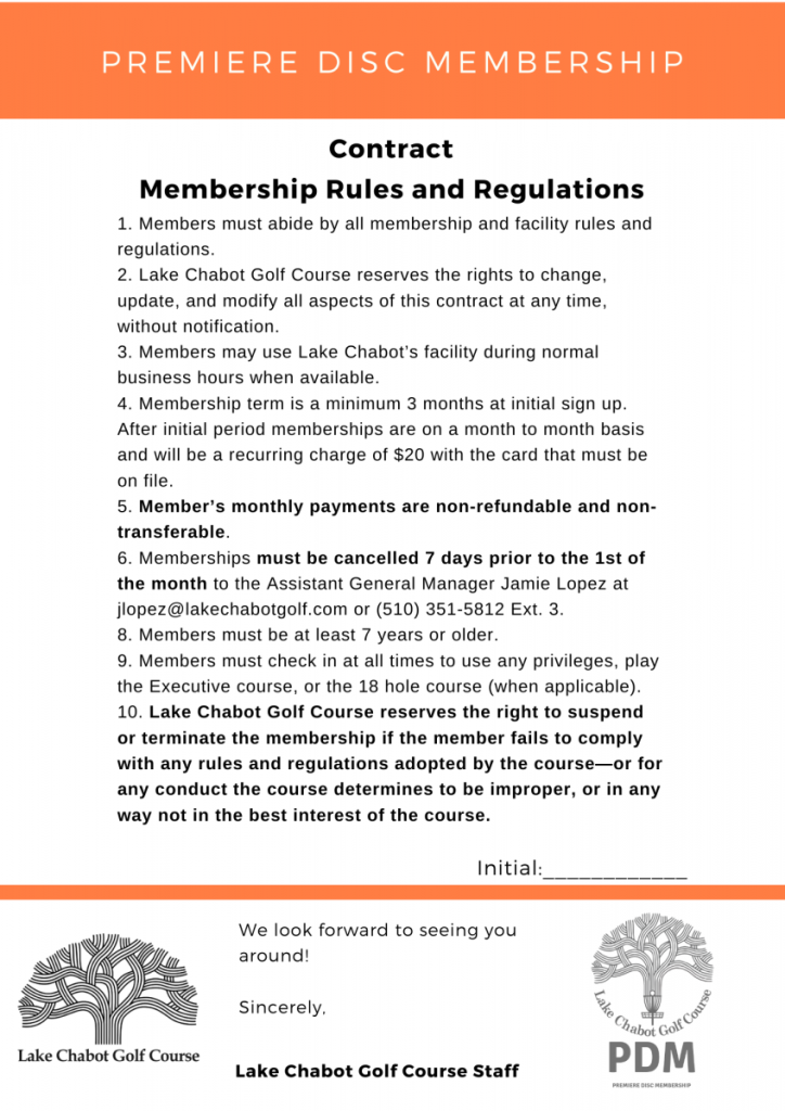 Disc Membership flyer page 2
