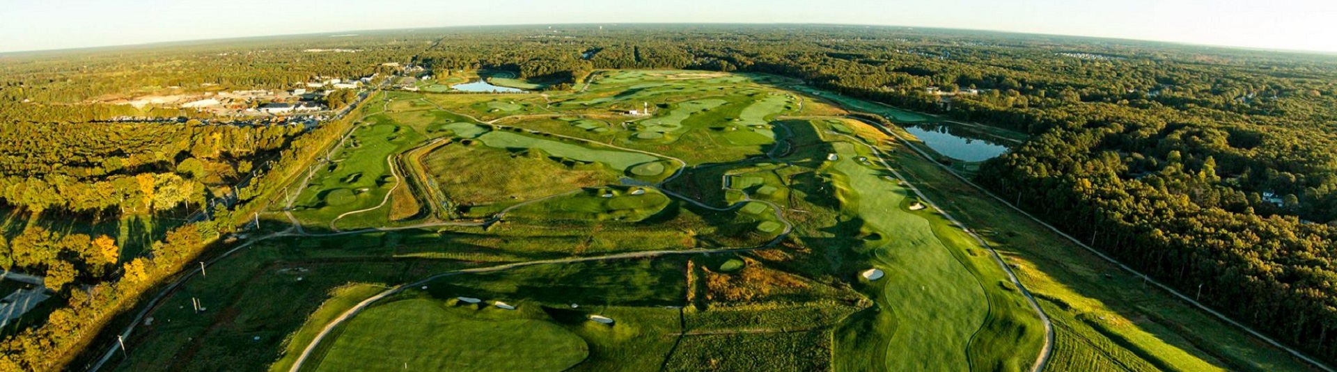 bird's eye view of course green