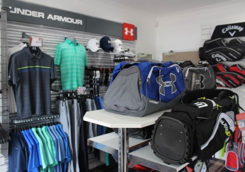 merchandise available at the pro shop