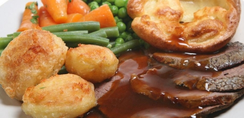 close up of dish served at restaurant