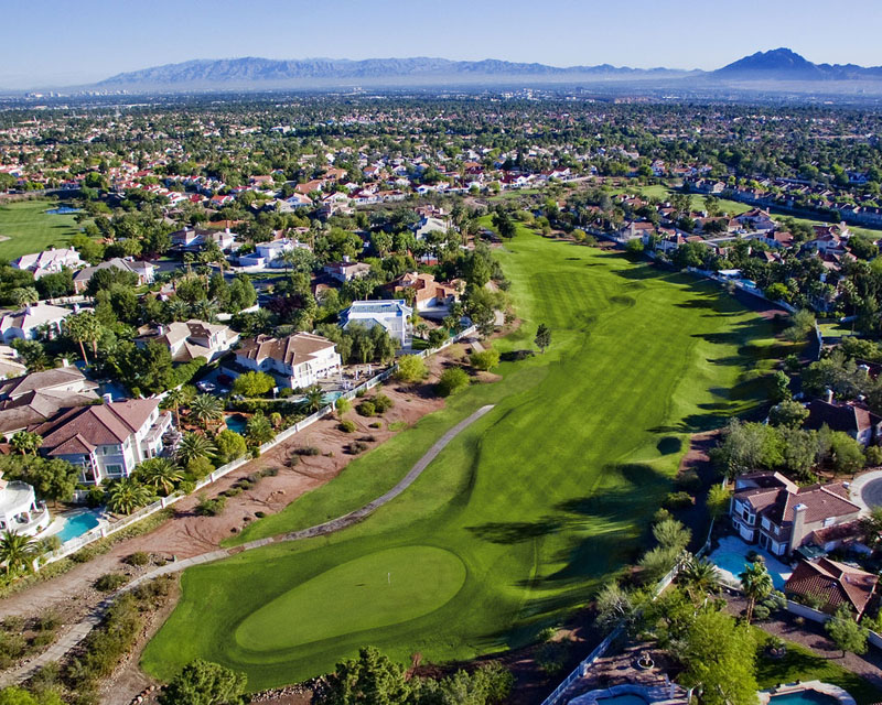 View of golf course