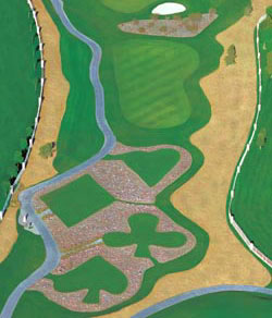 view of golf course