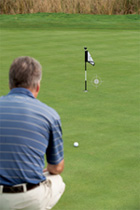 The spot putter - what he sees