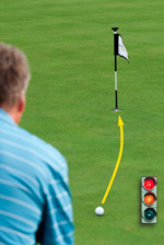The line/speed putter - what he sees