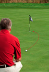The line putter - what he sees
