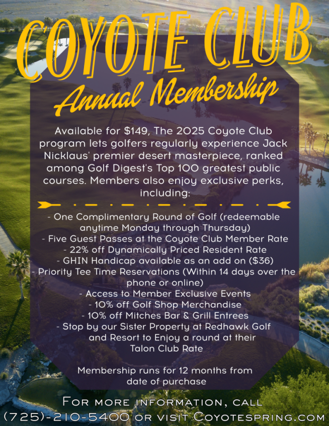 Coyote Club Membership