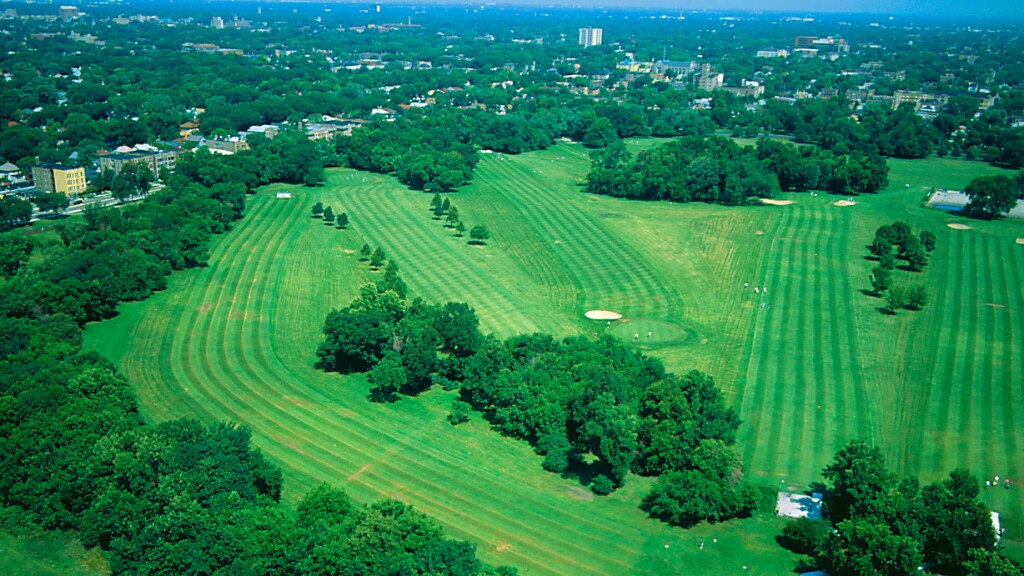 Aerial View of Columbus Park