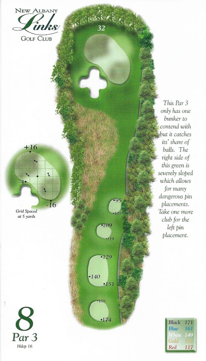 Course Details New Albany Golf Links